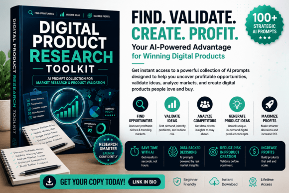 Download Digital Product Research Toolkit - Digital product Collection
