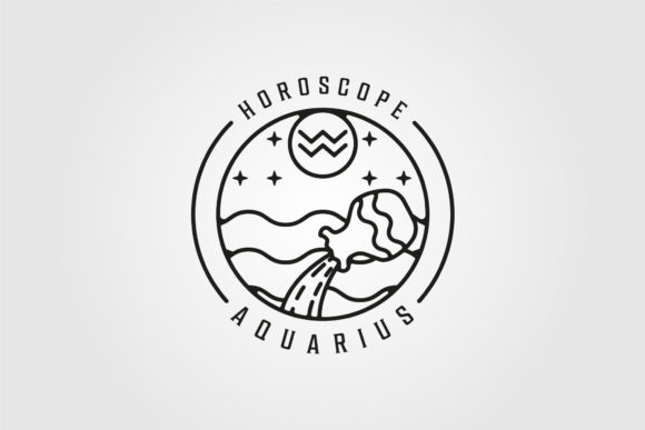 Download Container and Water Zodiac of Aquarius - Premium Resources