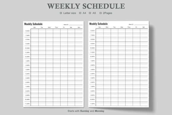 Download Weekly Planner,weekly Schedule - Premium Resources