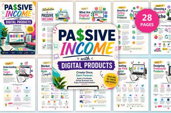 Download Passive Income with Digital Products - Digital product Collection