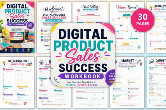 Download Digital Product Sales Success Workbook - Digital product Collection