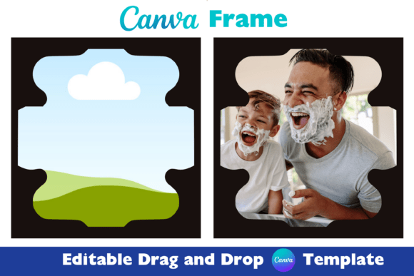 Download Wavy Canva Photo Frame Template - Canva photo frame Collection